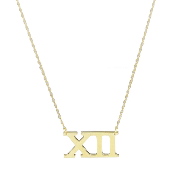 Roman numeral 3 pendant sale