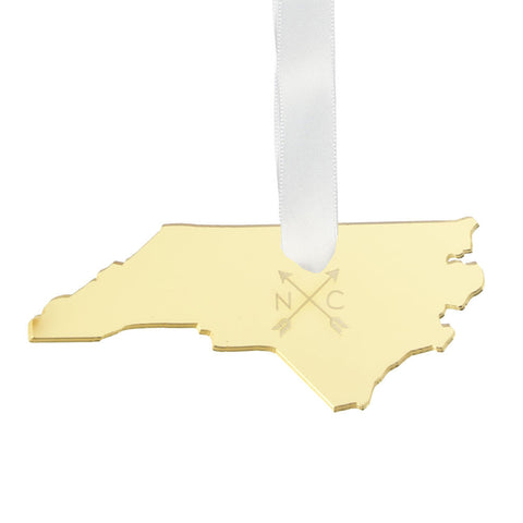 Acrylic State Star Necklace