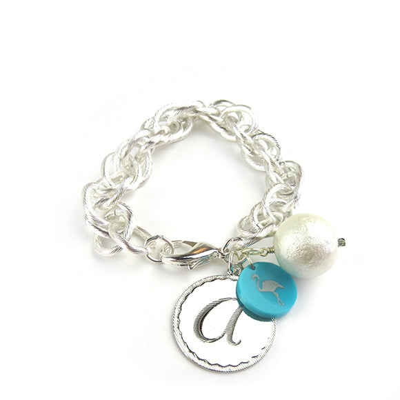 Pearl Soror Wire Bracelet – Rosa's Greek Boutique, Inc.