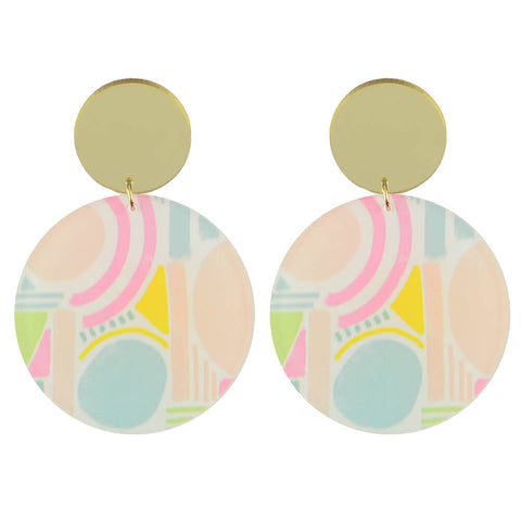 Europa Cotton Pearl Graduated Earrings