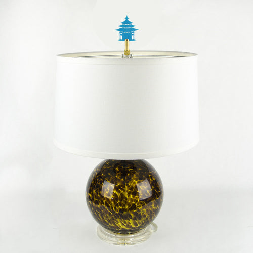 I found this at #moonandlola! - Pagoda Finial on lamp