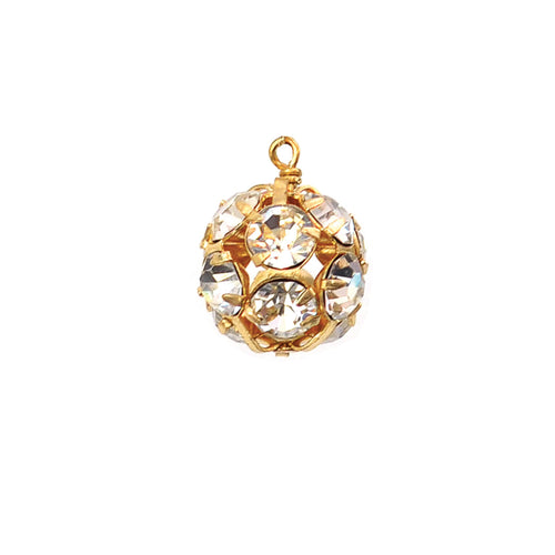 Pre-Pack - Mini Gold Rhinestone Ball Charm Kit (WS) - Moon and Lola