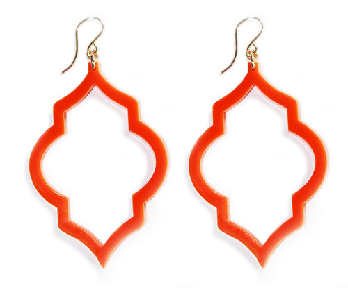 I found this at #moonandlola! - Taza Earrings Tangerine