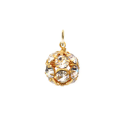 Moon and Lola Rhinestone Ball Charm